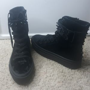 Killstar Unholy Velvet Hightops